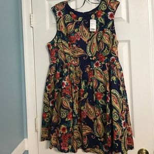 COPY - Floral sleeveless cotton dress
